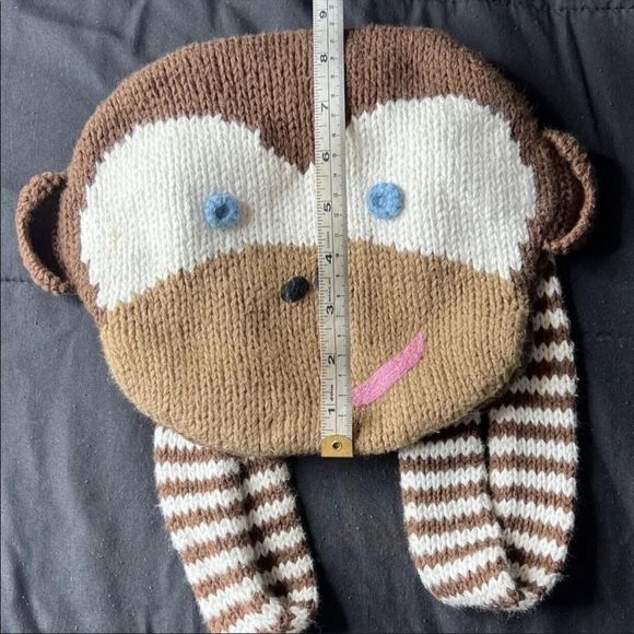 BLABLA KIDS  Brown Monkey Backpack - A super cute bag for your little one! - Picture 9 of 9